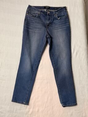 Nine West Gramercy Skinny Ankle Stretchy Jeans Medium Wash Women's Size 10